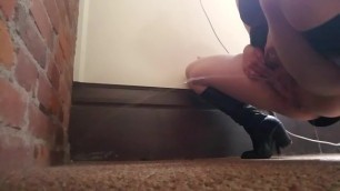 Pissing on the Carpet with my Coworker in the next Room