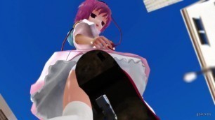 [giantess MMD] Satori Falling from the Sky (by Gonzres)