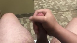 Beat me Dick in Public Bathroom