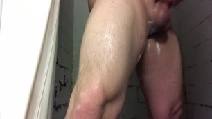 Dick Bounce in Shower