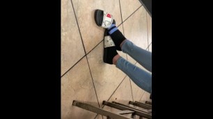 Slides + Socks Shoeplay