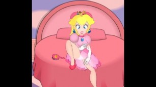 Luigi's Hidden Camera (Peach Masturbating)