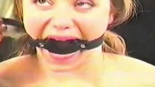 Lezdom Applying Ring Gag and Hogtie. anyone knows where this Clip is From?