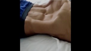 Stunning Ripped Abs and Vacuum Gut up Close