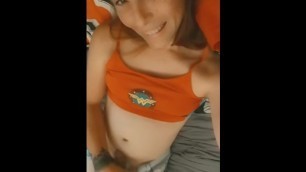 Snapchat Tgirl Deedeedarkness from Onlyfans with a Hard Girl Cock