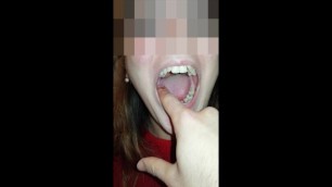 Girl Hard Biting Finger (Sensitive Content)