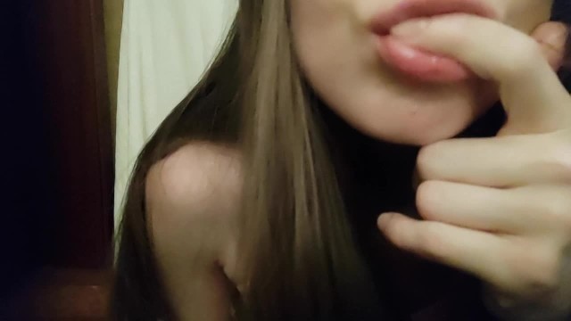 Sloppy Finger Sucking and Spit Drool ASMR Mouth Sounds
