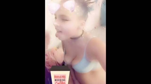 Latina Gets BBC Cum for Breakfast on Snapchat