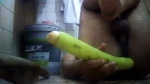 First Anal Squirting Dildo with Nice Creampie