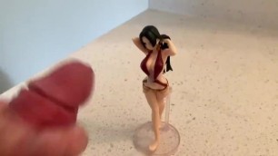 Figurine Cream: Cumming on a Boa Hancock one Piece Anime Figure!