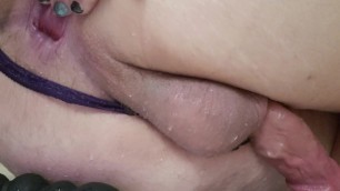 Close up of my Virgin Asshole and Veining Cock