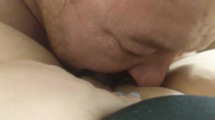 LOUD VOCAL Watch Daddy Eat Teens Pussy! he Loves Young Shaved Pussy!