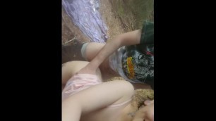 Slut Fucked Hard in the Woods with my Big Dick, Completely Desperate for my Cum.
