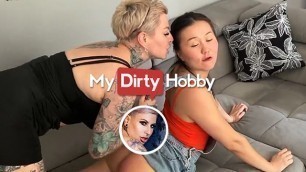 MyDirtyHobby - Seductive MILF Cat-Coxx Fucks her Friend with a Strap on to Give her a Lesson