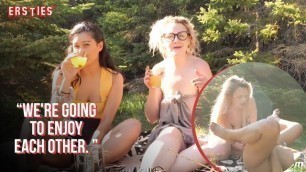 Ersties: Lesbian Couple have a Sexy Date Outdoors